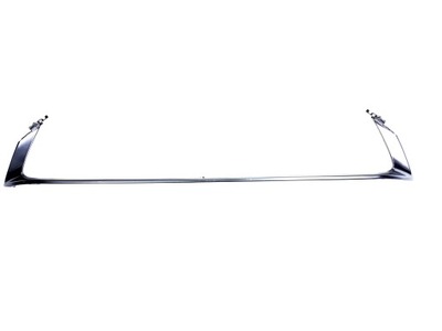 Lexus es 18-21 молдинг накладка бампер перед хром фото №1