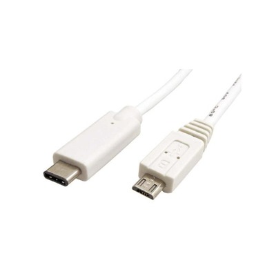 USB kabel (2.0), USB C (M) microUSB (M),