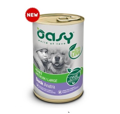 Oasy Adult M&L Duck 400g