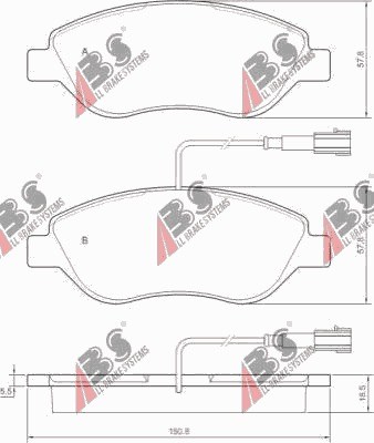 ZAPATAS DE FRENADO FIAT STILO 1,9 JTD - 2,4 20V 01-  