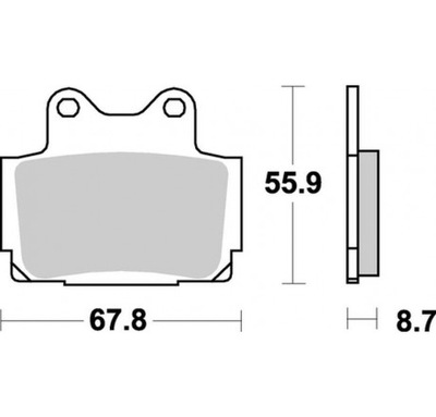 ZAPATAS DE FRENADO SBS DO YAMAHA FZ FZR XJ  