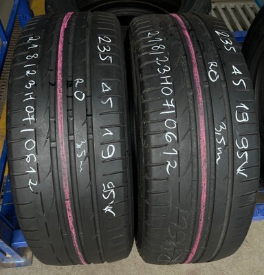 2 OPONY 235/45R19 95W BRIDGESTONE POTENZA S001