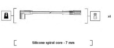 КОМПЛЕКТ ТРУБОК ZAPŁONOWYCH MAGNETI MARELLI 941095720610