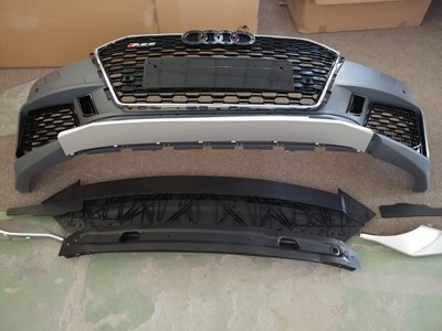 Бампер передний audi a4 2016-2018 стиль rs4 фото №1