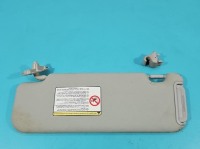 Заслонка правая kia sportage iii 10-15 козырёк защита солнцезащитная фото №1