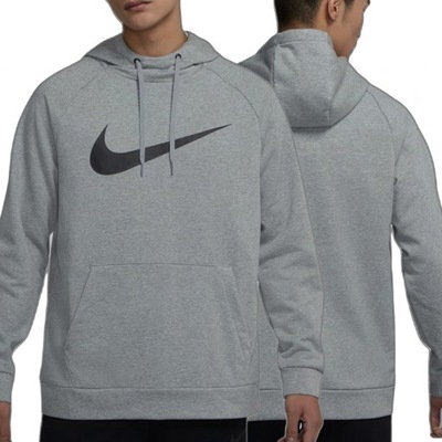 Nike bluza Dri-Fit Hoodie męska szara CZ2425-063 L