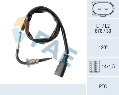 SENSOR TEMPERATURA GASES DE ESCAPE FAE68019  