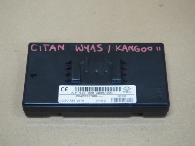 Модуль блок управления ccsv mercedes citan w415 renault kangoo ii a4159002800 фото №1