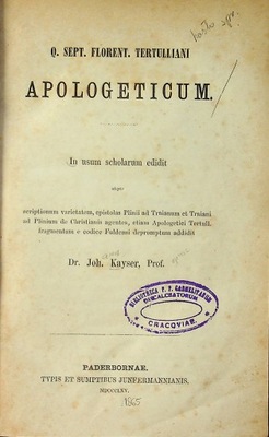 Apologeticum 1865 r.