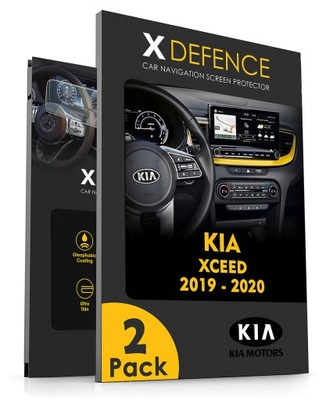 2 IN 1 GLASS PROTECTIVE NA NAVIGATION DISPLAY DO KIA XCEED 2019-2020  