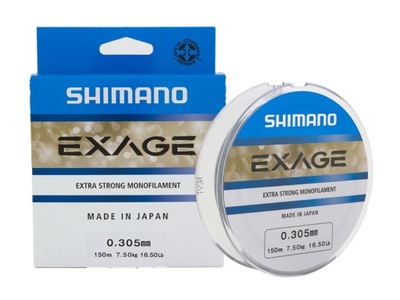 Żyłka Shimano Exage 0,205 mm x 150 m / 3,40 kg