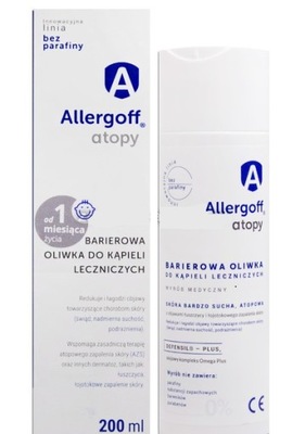 ALLERGOFF BARIEROWA OLIWKA DO KĄPIELI 250 ml