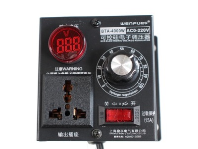 Wenfu AC 220V BTA-4000W regulator napięcia SCR