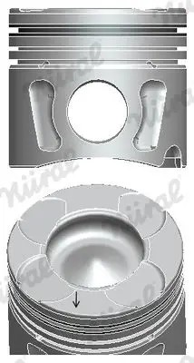 Поршень двигуна 87-425608-00 nüral alfa romeo fiat фото №1