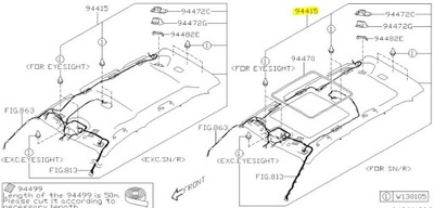 FORRO DE TECHO SUBARU FORESTER V EE.UU. 2019-  