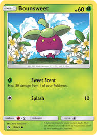 Bounsweet Sun Moon 2017 rok 18/149 POKEMON TCG