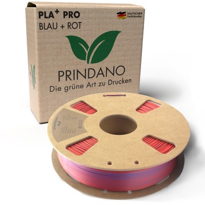 Filament PLA+ SILK DUAL COLOR czerwono niebieski RED BLUE magic 1 PRINDANO