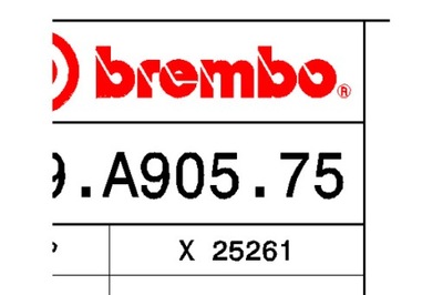 BREMBO DISCOS DE FRENADO 2SZT. 278X25 FORD CHANGAN FOCUS HATCHBACK 04  