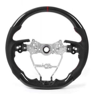 STEERING WHEEL FROM FIBERS CARBON PREFOROWANA LEATHER  