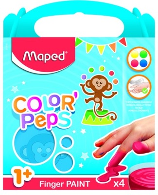 Farby do malowania palcami Maped Color`Peps