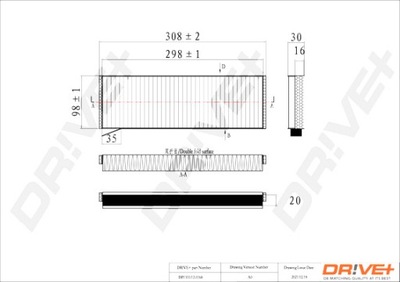 DRIVE+ FILTRO CABINAS AUDI 2.0TFSI 05- A6 WEGL OWY  