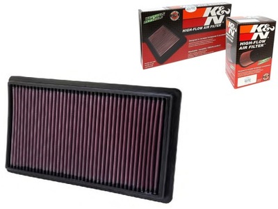 KN FILTERS SPORTS TYPE FILTER AIR LENGTH EXTERIOR  