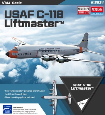 Samolot USAF C-118 Liftmaster - Academy 12634