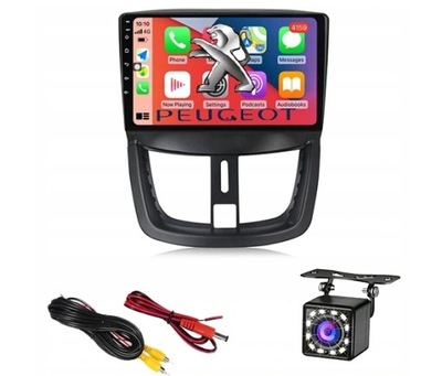 RADIO PEUGEOT 207 ANDROID 12 NAVI 6G RAM 128  