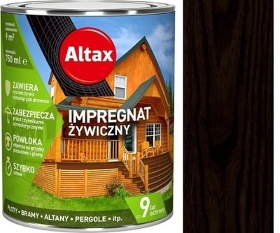 ALTAX IMPREGNAT ŻYWICZNY DO DREWNA 0,75L HEBAN