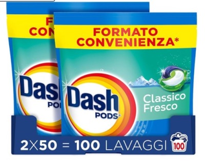 Dash Kapsułki do prania Classico Fresco 100szt