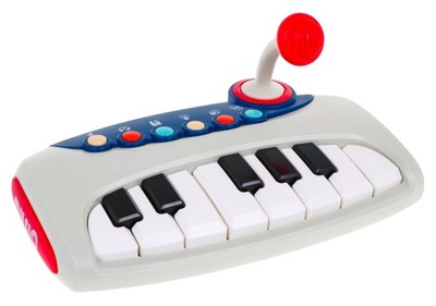 Interaktywny keyboard z mikrofonem dla dzieci 18m+ Pianinko K999-161