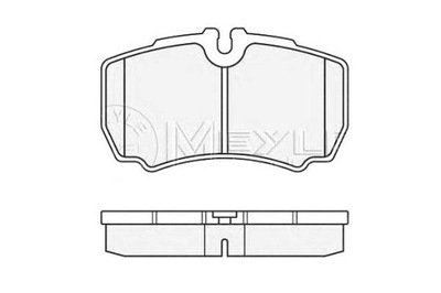 Meyle гальмівні колодки гальмівні iveco задня daily iii iv v 99 фото №1
