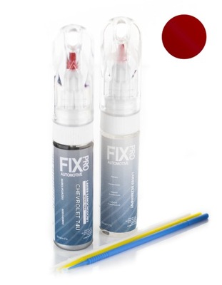 FIXPRO LAKIER АВТОМОБИЛЬНЫЙ ZAPRAWKA + ПРОЗРАЧНЫЙ 20ML CHEVROLET 74U