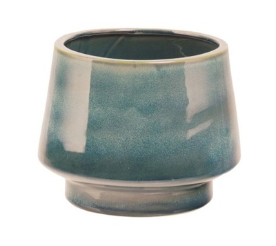Osłonka Ceramiczna Vintage 15x13 cm odcienie niebieskiego