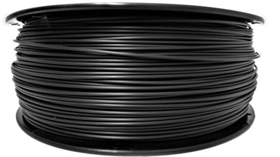 Filament ABS 1,75mm czarny 1kg Plast-Spaw