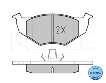 КОЛОДКИ ТОРМОЗНЫЕ VOLKSWAGEN SEAT MEYLE