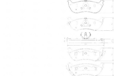 TRINKELĖS STABDŽIŲ MERCEDES W163 ML230-ML320 98-98TY 