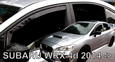 DEFLECTORES HEKO SUBARU WRX DE 2014 4D 2 PIEZAS PRZDE  