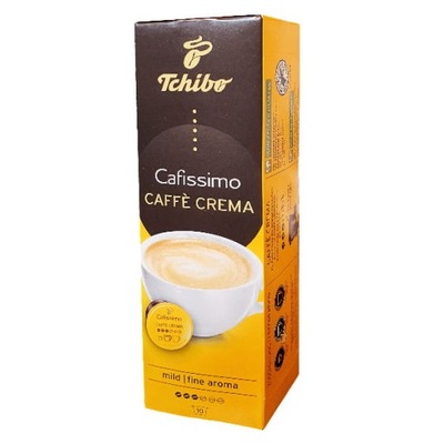 Tchibo Cafissimo Caffe Crema Fine Aroma (żółta)