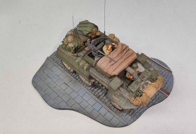 Droga brukowana - nerka - podstawka 1/35