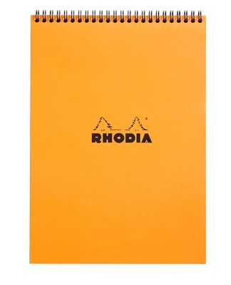 Notatnik Rhodia A4, linie, pomarańczowy
