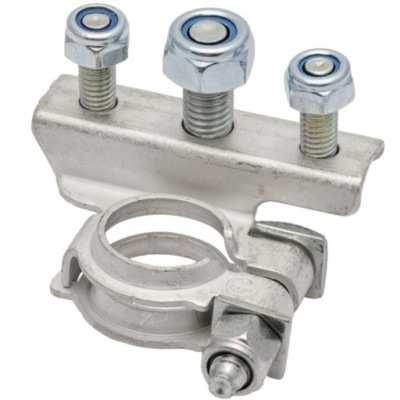 Клема плюсова подвійний кільце фото №1