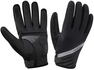Rękawiczki rowerowe SHIMANO Long Gloves Black M