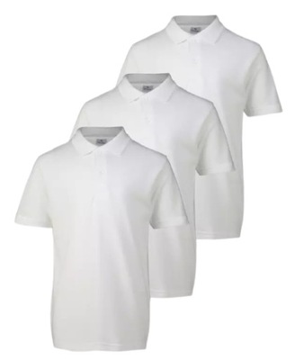 TU t-shirt polo 128 *7-8 koszulka z kołnierzykiem UNISEX bluzka polówka