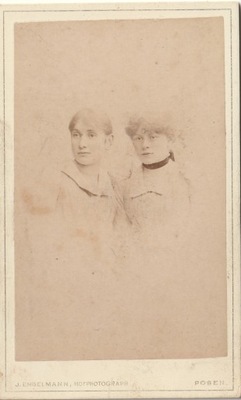 Portret dwóch dziewcząt - Poznań - ok.1890