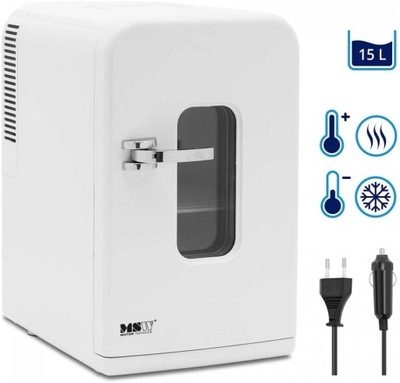 MINI REFRIGERADOR DE AUTOMÓVIL 15L MSW MSW-CCW15-W  