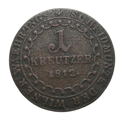 Austria - 1 Krajcar 1812r. G - Franciszek II