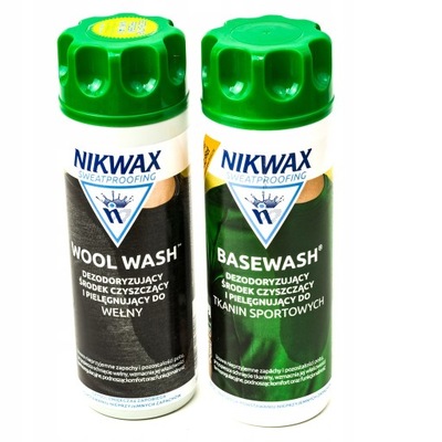 NIKWAX WOOL WASH + BASEWASH 300 ML PRANIE TERMO