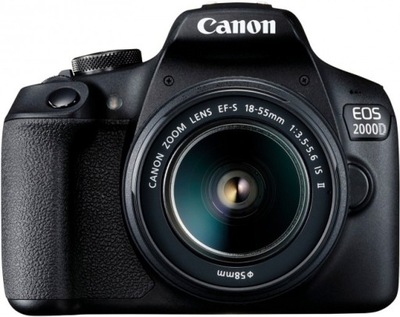 Canon EOS 2000D + obiektyw EF-S 18-55 IS II