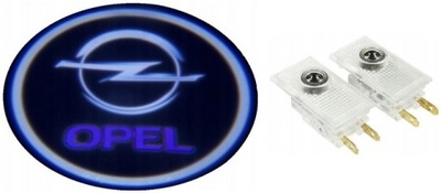 LOGOTIPO DIODO LUMINOSO LED LUCES DE PUERTA PROJEKTORY 2 PIEZAS RETROILUMINACIÓN 2008-2017 OPEL INSIGNIA  